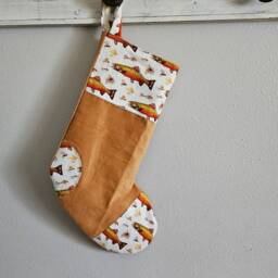 Trout Fishing Stocking Fly Fishing Christmas Fisherman Rts Patchwork - thumbnail 3