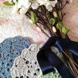 Table Napkins Tea Coffee Evening Morning Gift Present Guests For A Drink Handmade Crochet Home Decor Ornaments Serviette Coaster - thumbnail 2