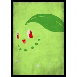 Chikorita Cyndaquill Totodile Poster Set Wall Art - thumbnail 2