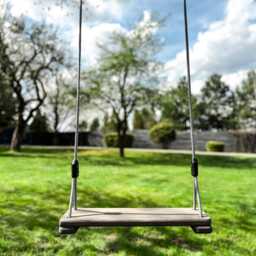 Handcrafted Wooden Tree Swing - Personalized For Kids & Adults, Outdoor Rope Swing, Porch Outside Seat - thumbnail 3