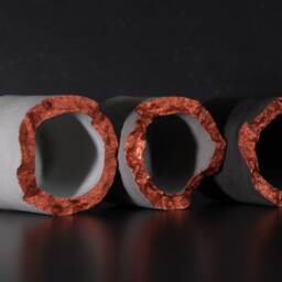 Magma Concrete Vessel, Melt Core Copper Holder, Candle, Pencil & Plant Pot - Volcano Collection - thumbnail 3