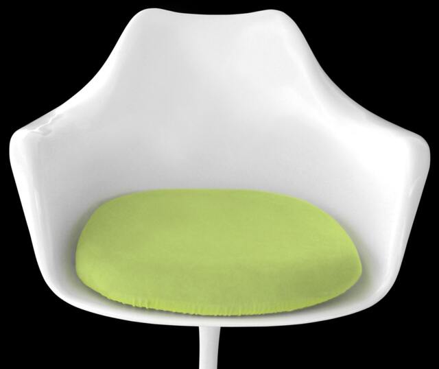 Slip-On Cushion Cover For Saarinen Tulip Arm Chair - Lime - image 1