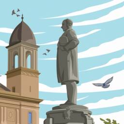 Paisley Travel Poster - Town Hall Print Renfrewshire, Scotland - thumbnail 3