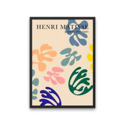 Henri Matisse Inspired Print - Feminine, Pastel Tones, The Cut Out's Papier D??coup??s Poster, Colourful, Abstract Art, Exhibition, Floral - thumbnail 2