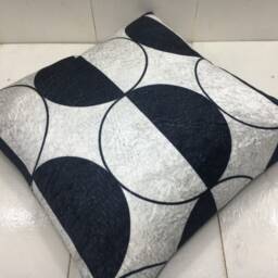 Ikat Silk Pillow Cover, Handwoven Accent Cushion - 16x16 - thumbnail 4