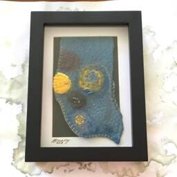 Wet Felted Artwork - Framed - thumbnail 2