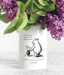 Winnie The Pooh Quote Personalised Mother's Day Ceramic Vase - Cute Gift For Mum, Mummy, Mam - thumbnail 1