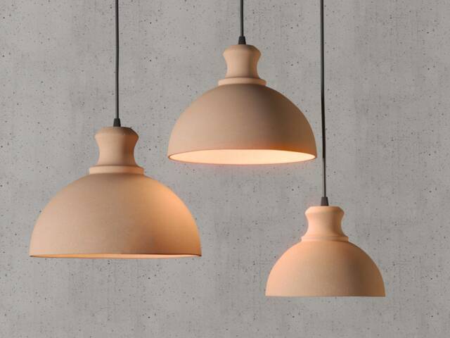 Vintage Style Minimal Ceramic Pendant Ceiling Light, Hardwired/Plug in Lighting - Naaya Temple Chime - image 1