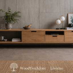 "Walnut Lowboard ""Livorno" - thumbnail 3
