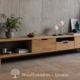 "Walnut Lowboard ""Livorno" - thumbnail 2