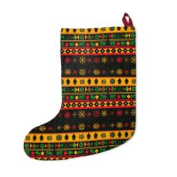 African American Christmas Stockings Gift For Families Ethnic Print Stocking - thumbnail 4