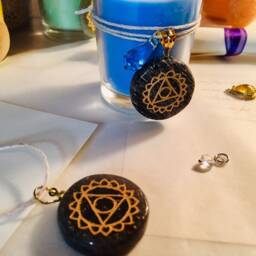 Throat Chakra Meditation Candle - thumbnail 4