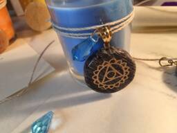 Throat Chakra Meditation Candle