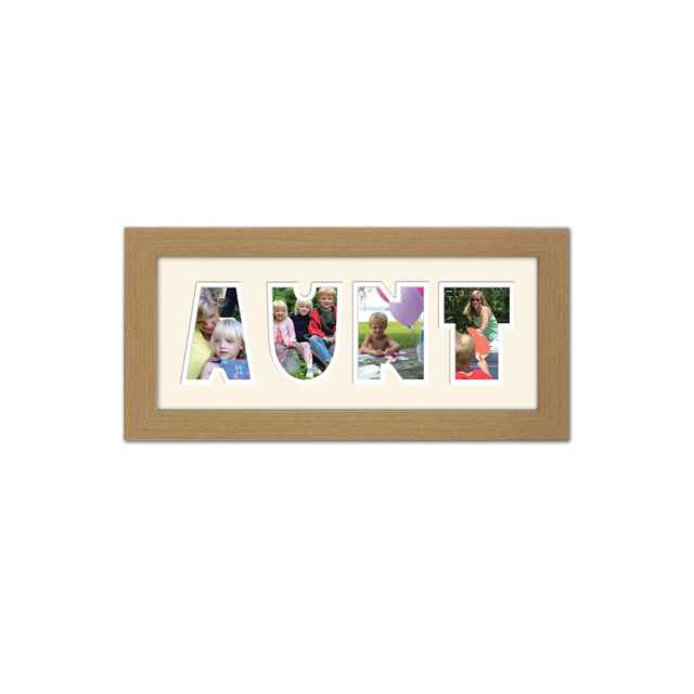 Aunt Photo Frame Word Name Special Gift - 1269 By Photos in A Word - image 1