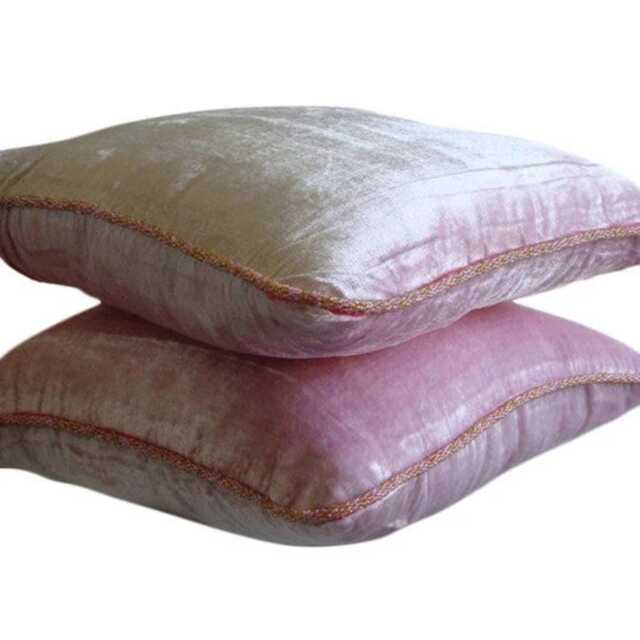 "Designer Light Pink Euro Pillowcase 24""x24""/26""x26" - image 1