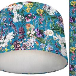 Handmade Velvet Lampshade Floral Country Home Decor - thumbnail 3