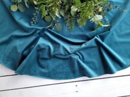 Sea Green Velvet Tree Skirt, Christmas Monochrome Skirt