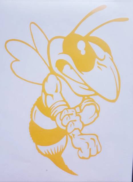 Hornet Car Bonnet Side Sticker Van Vinyl Graphic Decal Sign Wall Art Door Motorhome Campervan Racing Rally Stock - image 1