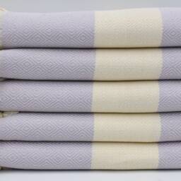 "Lilac Towel, Diamond Towel, Cotton Peshtemal, Pool Peshtemal, Turkish Towel, Peshtemal, Peshtemal, Soft Towel, Bath Peshtemal 40""x70" - thumbnail 2