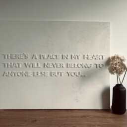 Personalise Your Canvas - Textured Wall Art 3D Hall Way/ Nursery/ Bedroom/ Home D??cor Small/ Medium/ Large/ Xl Sizes - thumbnail 3