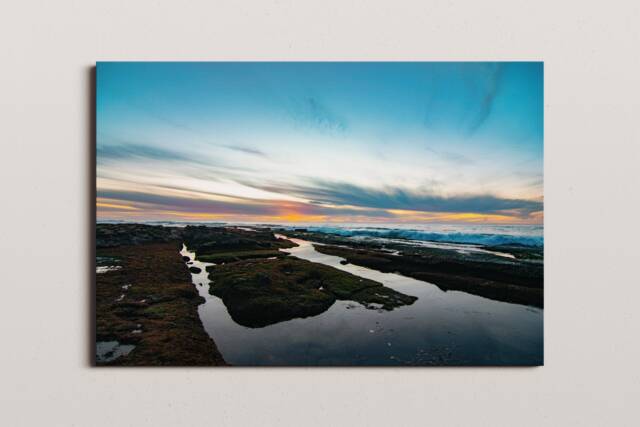 La Jolla Sunset Photo, San Diego Tide Pools, Beach House Art - image 1