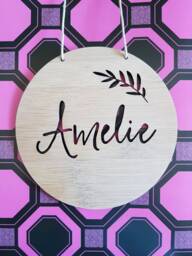 Personalised Wooden Wall/Door Hanging-Wall Hanging-Wall Art-Wooden Sign-Custom Name-Kids Gift-Baby Gift-Lasercut