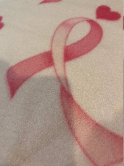 xlg Double-Layer Blanket - Pink Ribbon - image 1