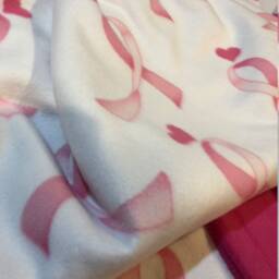 xlg Double-Layer Blanket - Pink Ribbon - thumbnail 4