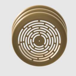 Bubble Pot, 3D Printed Planter, Ring Stacked Planter With Drainage, Minimal Decor, 4 5 6 7 8 Inch Plant Pot in Matte Beige - thumbnail 3