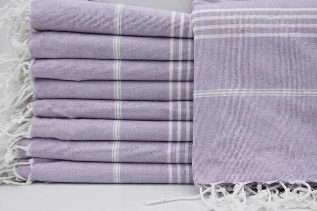 "Turkish Towel, Striped Towel, Beach Towel, Handmade Towel, Cotton Towel, 40""x70" - image 1