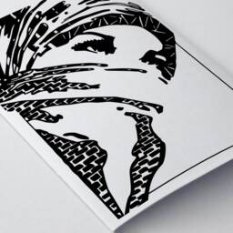 Revolt Print - Palestine Art Woman Hijabi Muslim Wall Decor - thumbnail 2