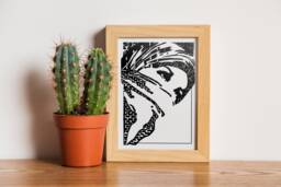 Revolt Print - Palestine Art Woman Hijabi Muslim Wall Decor - thumbnail 1
