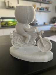 "Classic Motorcycle Gift Succulent Plant Pot Airplant Holder ""Wee Jimmy Brrrrrrrroooom" - thumbnail 1