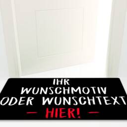 Doormat With Your Motif, Name Or Desired Text Non-Slip - Washable High-Quality Outdoor Area Dirt Trap Mat Door - thumbnail 2