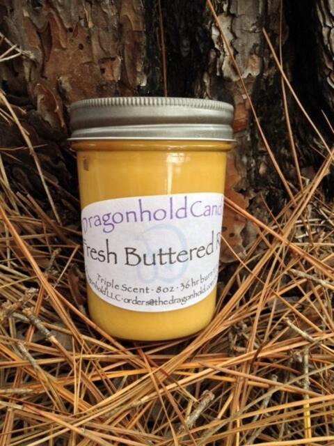 Buttered Beer 8Oz Hand Poured Candle, Soy-Paraffin, Triple Scented