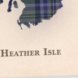 Clan Heather Isle Scottish Tartan Map - Of Scotland Family Wall Decor, Ready To Hang - thumbnail 4