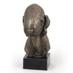 Bedlington Terrier, Dog Marble Statue, Limited Edition, Artdog. Made Of Cold Cast Bronze. Perfect Gift. Limited Edition - thumbnail 3