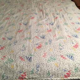 Colorful Large Throw/Small Twin Quilt - thumbnail 3
