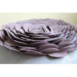 "Designer Rose Purple European Pillowcase 24""x24""/26""x26" - thumbnail 3