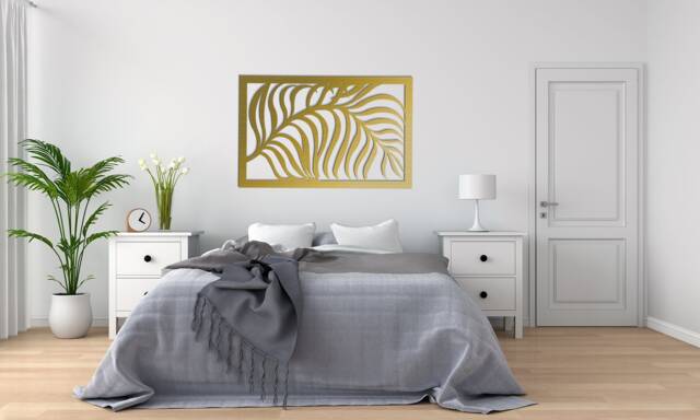3D Stylish Wood Wall Art Decor Jungle Style, Picture, Openwork Decor, Ornament, Living Room, Wooden Panel, Gift - image 1