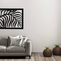 3D Stylish Wood Wall Art Decor Jungle Style, Picture, Openwork Decor, Ornament, Living Room, Wooden Panel, Gift - thumbnail 3