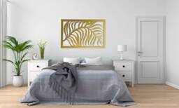 3D Stylish Wood Wall Art Decor Jungle Style, Picture, Openwork Decor, Ornament, Living Room, Wooden Panel, Gift - thumbnail 1