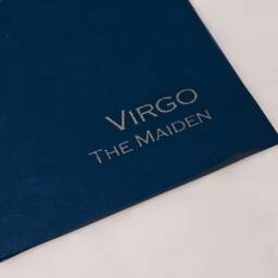 Virgo Constellation Zodiac Art Print/Gold Foil Wall Astrology Home Decor August-September Birthday On Navy Or Cream - thumbnail 3
