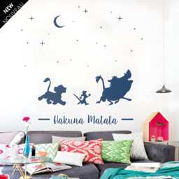 Lion King Wall Decal Simba, Timon & Pumbaa - Hakuna Matata - thumbnail 1