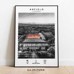 Anfield Football Wall Art Print Unique Poster Perfect Birthday Gift - thumbnail 2