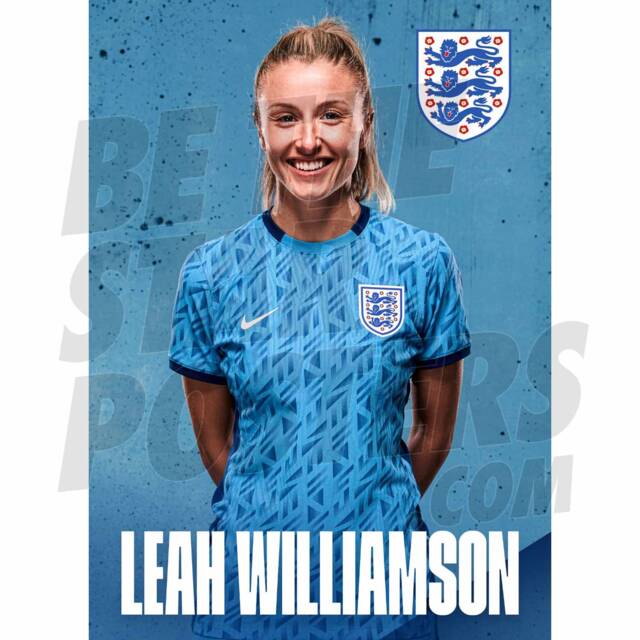Lionesses Williamson 23/24 Away Headshot Poster - Officially Licensed Product A4/A3 Framed Options - image 1