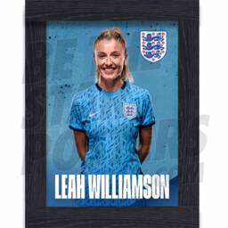 Lionesses Williamson 23/24 Away Headshot Poster - Officially Licensed Product A4/A3 Framed Options - thumbnail 2