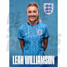 Lionesses Williamson 23/24 Away Headshot Poster - Officially Licensed Product A4/A3 Framed Options - thumbnail 1