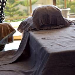 Linen Sheet Set/Linen Sheet Set Bedding Queen King 100% Set/ Shabby Chic Farmhouse - thumbnail 3