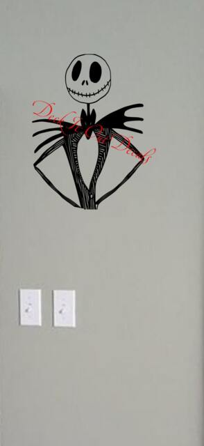 Hand Drawn Jack Skellington Inspired Vinyl Wall Decor....e00165 - image 1